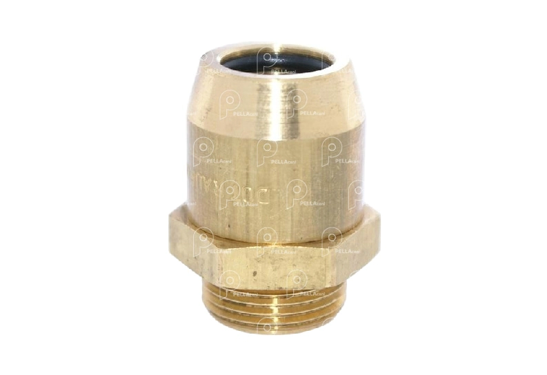 Conector Recto Rosca M16 Tubo 14mm - x1