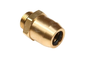 Conector Recto Rosca M16 Tubo 16mm - x1
