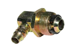 Conector Codo macho M22-macho espiga T6 - x1