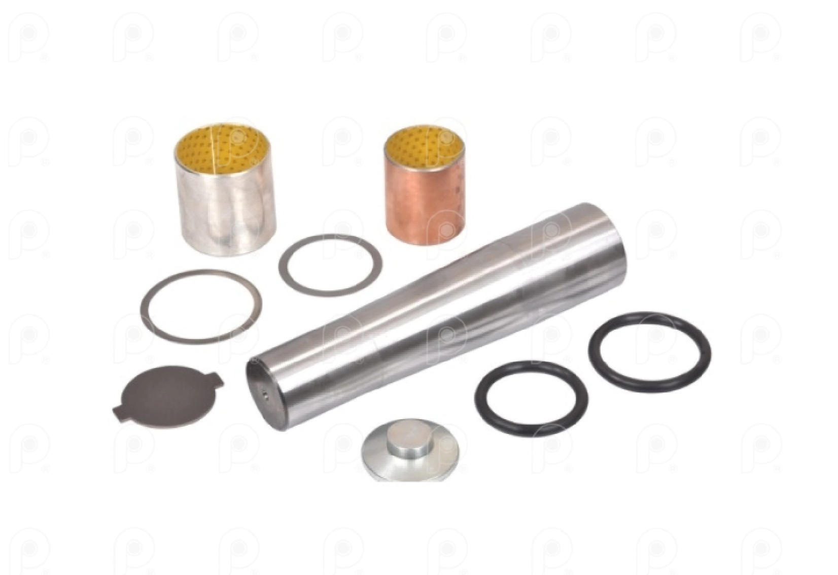 Perno punta de eje cónico + kit de rep - un lado - delantero / eje AM60 - Scania 112 / 113 - kz