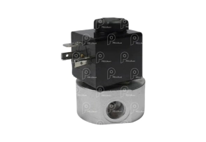 Válvula solenoide 24VDC redonda - 2xM12 Ang