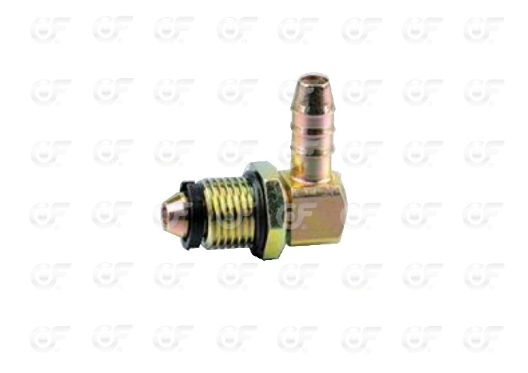 Conector Codo 90º Macho M16 - Macho Espiga T8