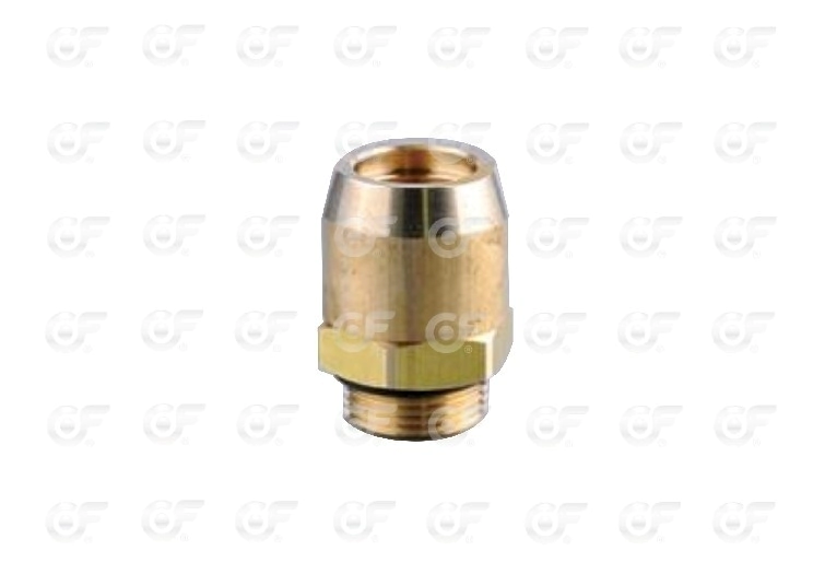 Conector Recto Rosca M22 Tubo 12 Mm - x1