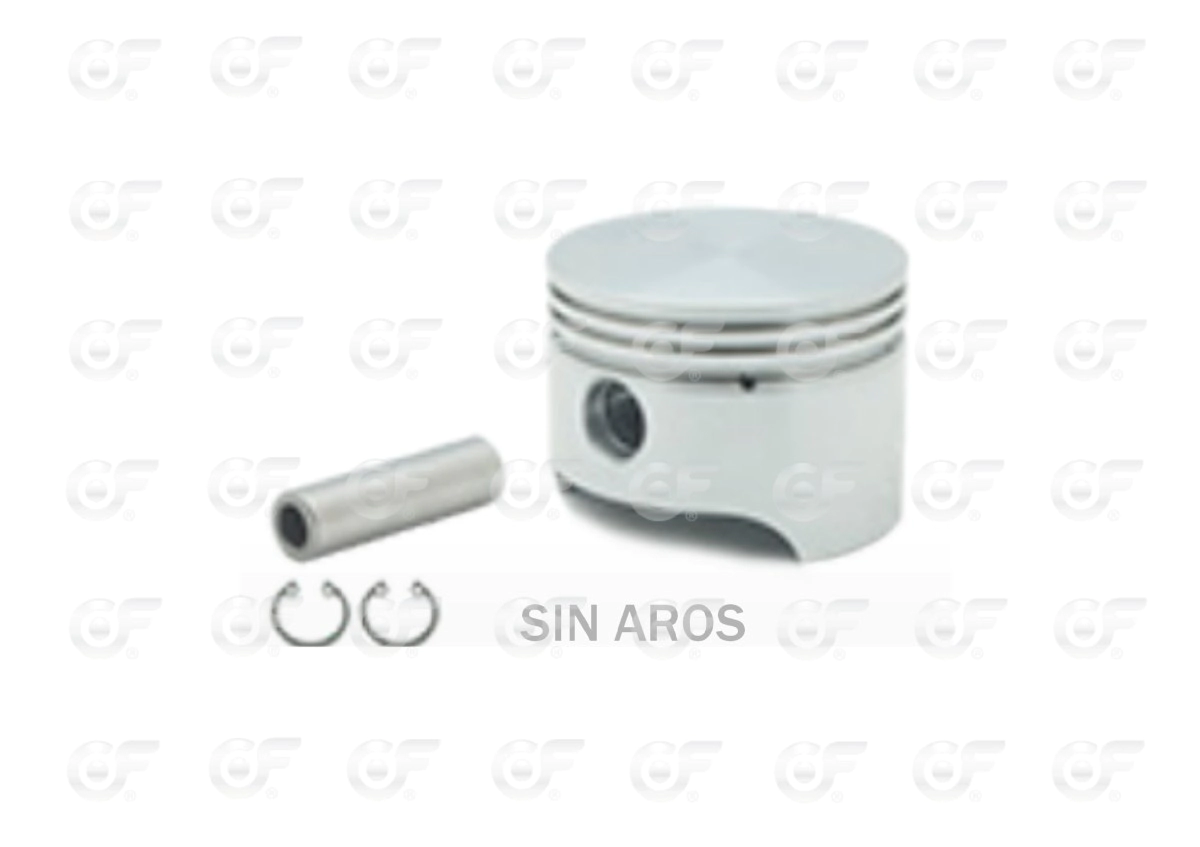 Pistón STD x1 boca s/aros K88 - INDIA