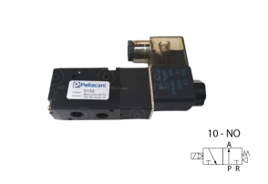 Electroválvula 3/2 vías 12V rosca 1/8 NO