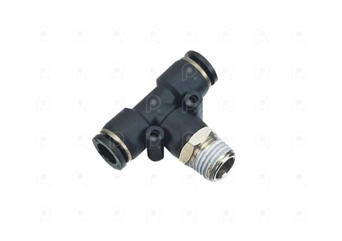 Tee Horizontal Tubo 4 Rosca 1/4 - x10