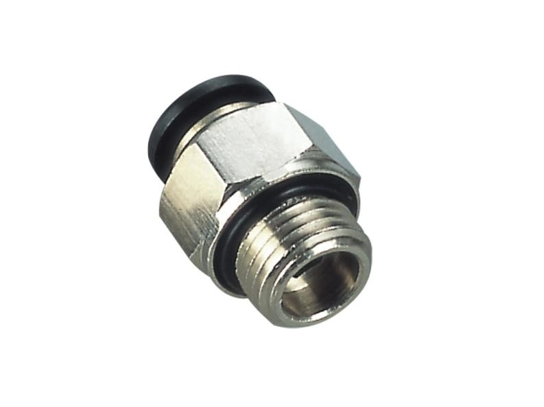 Conector Recto Tubo 3/8 Rosca 1/2 O-Ring x10
