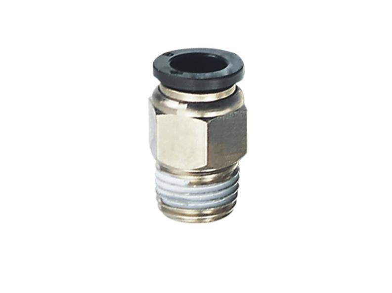 Conector Recto  Tubo 4 Rosca 1/4   x10