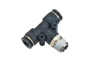 Tee Horizontal Tubo Tubo 6 Rosca 1/4 - x10