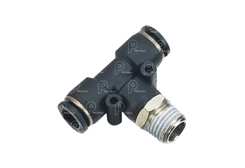 Tee Horizontal Tubo 12 Rosca 3/8 - x5