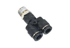 Conector Y Tubo 6 Rosca 1/4 - x10