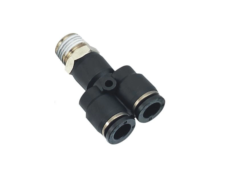 Conector Y Tubo 8 Rosca 1/4 - x10