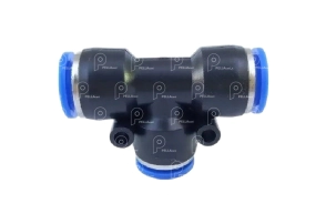 Conector Unión Tee Tubo 16 - (x2)